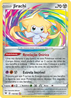 Carta Jirachi da coleção Vivid Voltage