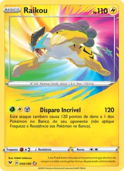 Carta Raikou da coleção Vivid Voltage