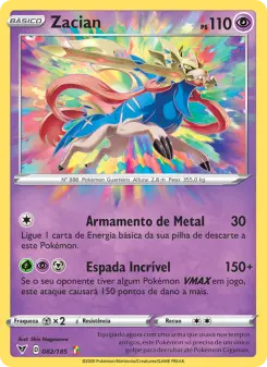 Carta Zacian da coleção Vivid Voltage