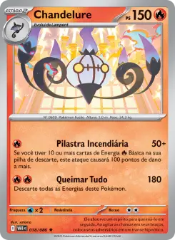 Carta Chandelure da coleção White Flare