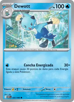 Carta Dewott da coleção White Flare
