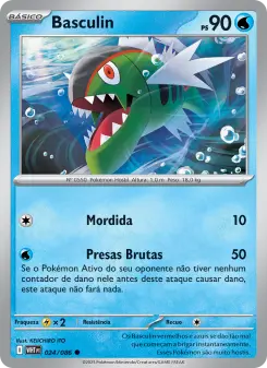 Carta Basculin da coleção White Flare