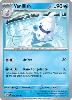 Carta Vanillish da coleção White Flare