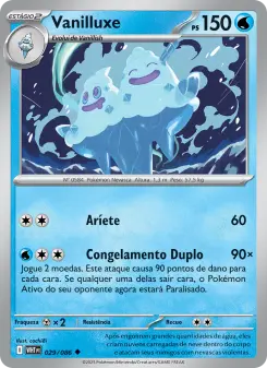 Carta Vanilluxe da coleção White Flare