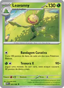 Carta Leavanny da coleção White Flare