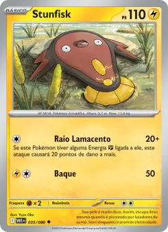 Carta Stunfisk da coleção White Flare