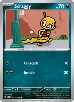 Carta Scraggy da coleção White Flare