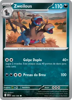 Carta Zweilous da coleção White Flare