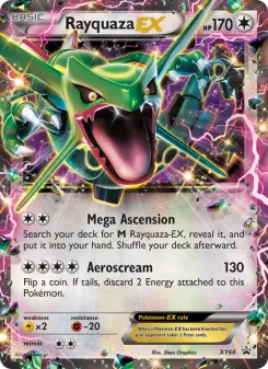 Carta Rayquaza EX